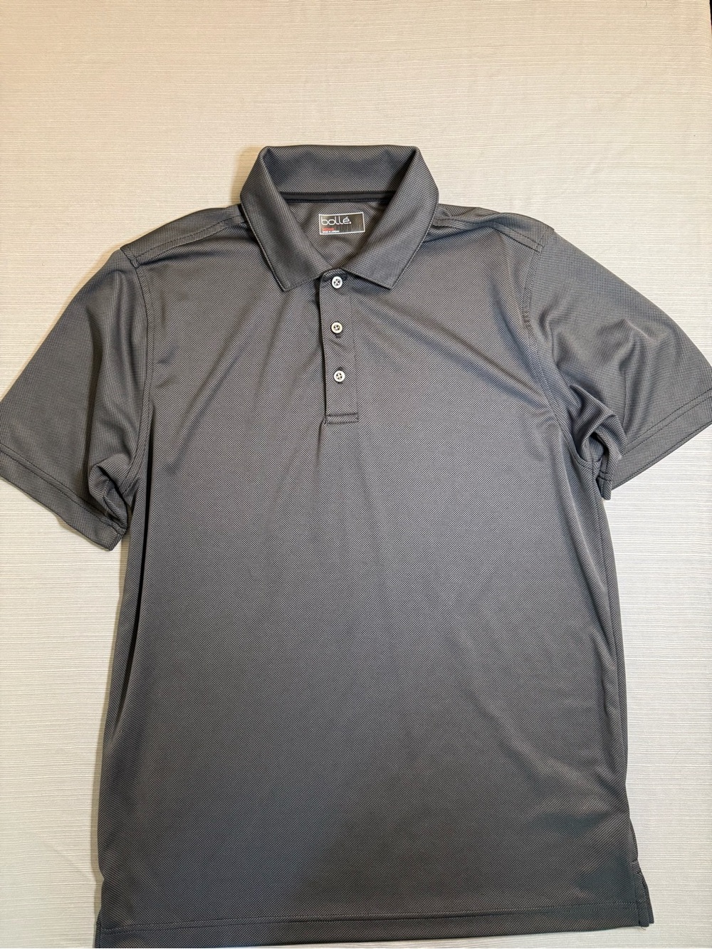 bolle Men's Short Sleeve Polo - Charcoal